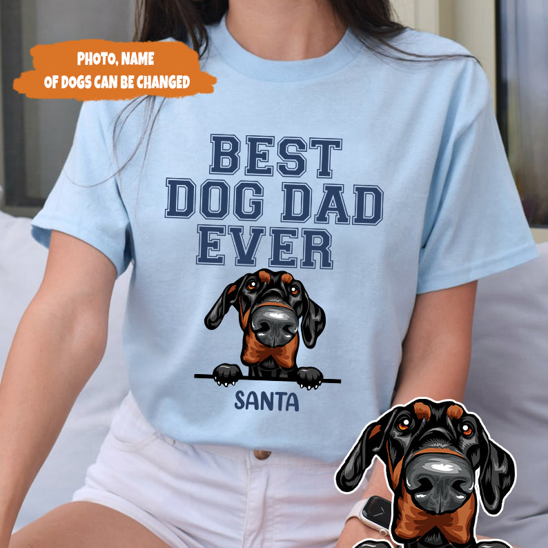 Petthouse | Custom Best Dog Dad Ever, Dog Dad Shirt, Pet Lover Shirt, Dog Lover Gift, Father's Day