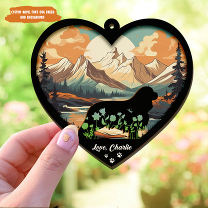 Petthouse | Customized Loss Of Pet Sympathy Ornament 2024, Dog Breed Memorial Ornament, Gift For Dog Lovers