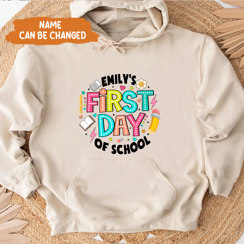 Petthouse | Custom Happy First Day Of School Shirt, Teacher Gift, Back To School Shirt