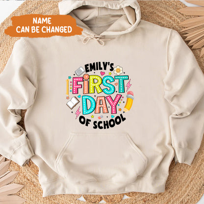 Petthouse | Custom Happy First Day Of School Shirt, Teacher Gift, Back To School Shirt