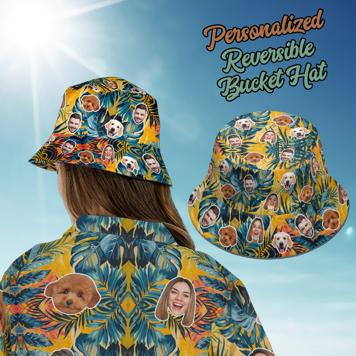 Petthouse | Custom Hawaiian Shirt With Face, Funny Summer Fattern Beach Gift Family