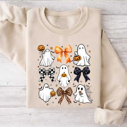 Petthouse | Coquette Halloween Shirt, Cute Ghost Pumpkin Shirt, Spooky Season Social Club Shirt