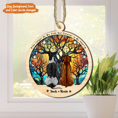 Petthouse | Personalized Dog Memorial Suncatcher Window Hanging, Pet Loss Suncatcher, Pet Sympathy Gifts