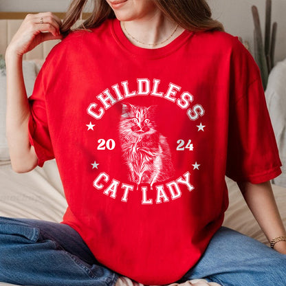 Petthouse | Childless Cat Lady Shirt, Cat Lady 2024 Shirt, Democrat Election Childless Cat Ladies