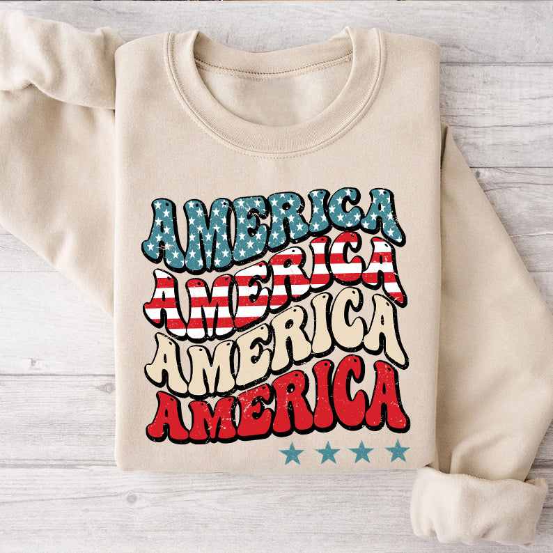 Petthouse | Retro America Flag Shirt, Happy  Of July Shirt, America Tee, Happy Independence Day Gift Tee