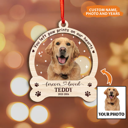 Petthouse | Personalized Dog Memorial Ornament, Dog Christmas Ornaments 2024, Memorial Pet Ornament, Dog Loss