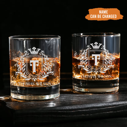 Petthouse | Custom Name Whisky Glass, Beer Can, Engraved Glass Whiskey Glass With Name