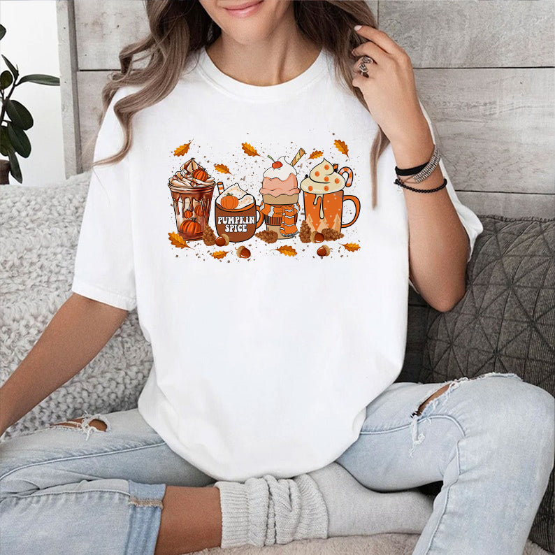 Petthouse | Fall Coffee Thanksgiving Shirt, Cute Fall Shirt, Thanksgiving Shirt, Fall Coffee Lover