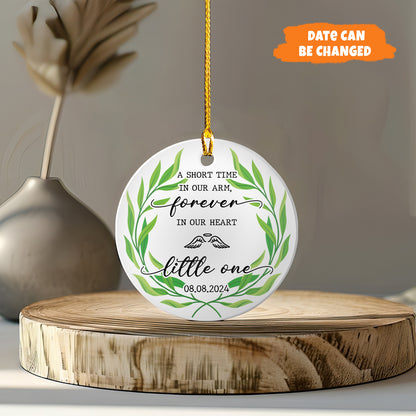 Petthouse | Personalized Pregnancy Loss Ornament, Baby Memorial, In Loving Memory Christmas Ornament