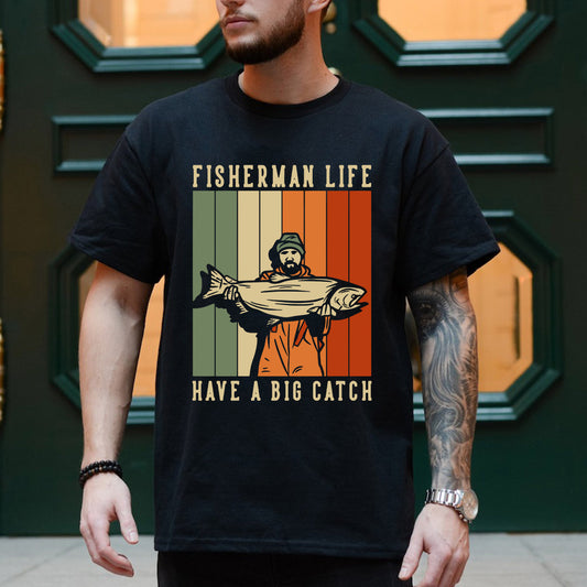 Petthouse | Fisherman Life Shirt, Fishing T-Shirt, Retro Fishing Tee, Fishing Sweatshirt Hoodie, Fishing Gifts Mug, Fishing Dad Gift