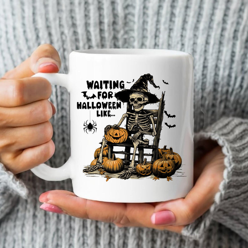 Petthouse | Just Waiting For Halloween Shirt, Spooky Summer Halloween Shirt, Halloween Party Shirt