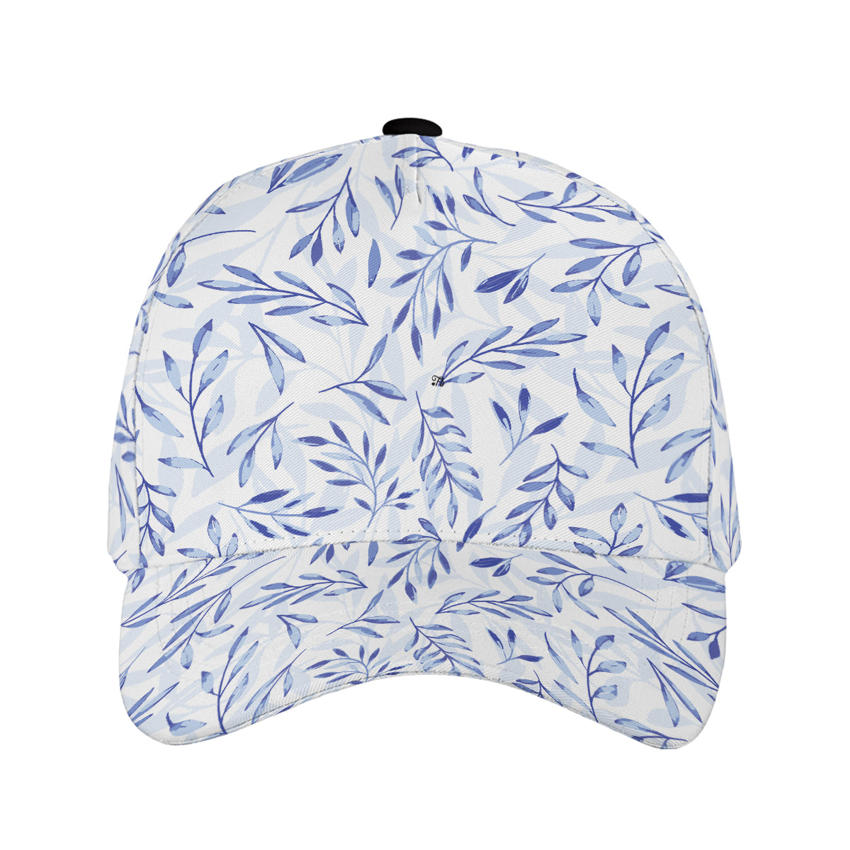 Petthouse | Golf Sports Blue Leaf Pattern Classic Cap Leaves Hat Gift For Plant's Lovers Birthday Gift Cap For Friends