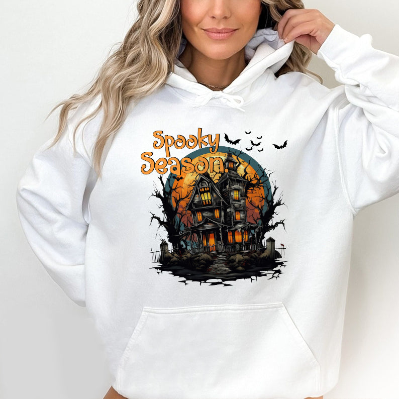 Petthouse | Halloween Spooky Season Shirt, Spooky House Shirt For Mom, Fall Halloween Shirt