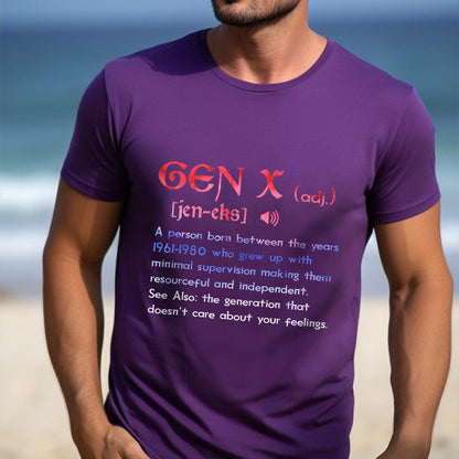 Petthouse | Funny Gen X Generation X Definition Sarcasm Unisex Shirt Gift