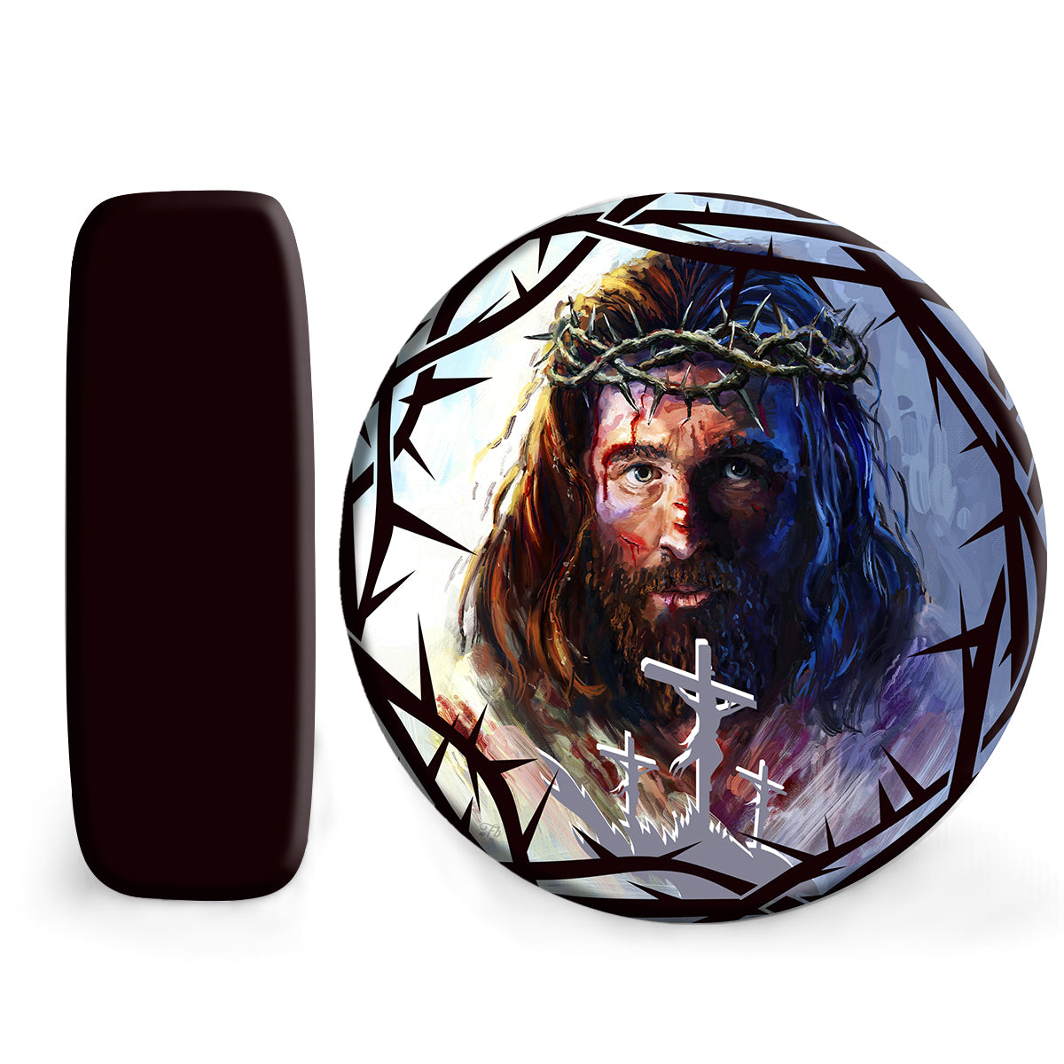 Petthouse | Jesus Christ The God Trailer Spare Tire Cover Car Accessories Christian Tire Cover Jesus Holy Bible