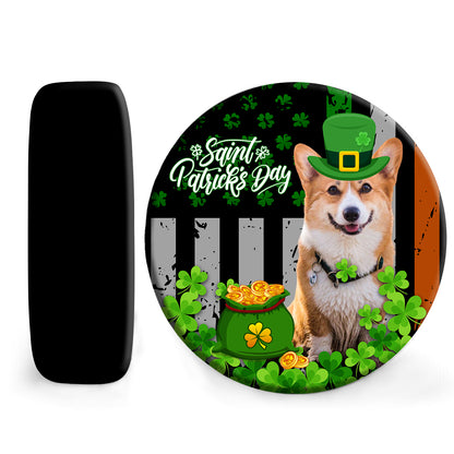 Petthouse | Welsh Corgi Dog Spare Tire Cover Dog Lover Irish Tire Wrap Gift For Happy St Patrick's Day