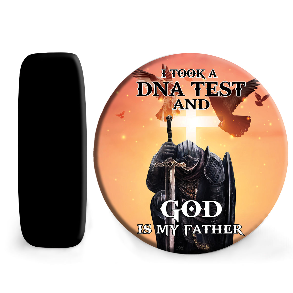 Petthouse | God Spare Tire Cover God Is My Father Tire Cover Christ Knight Tire Wrap Christ Car Decoration