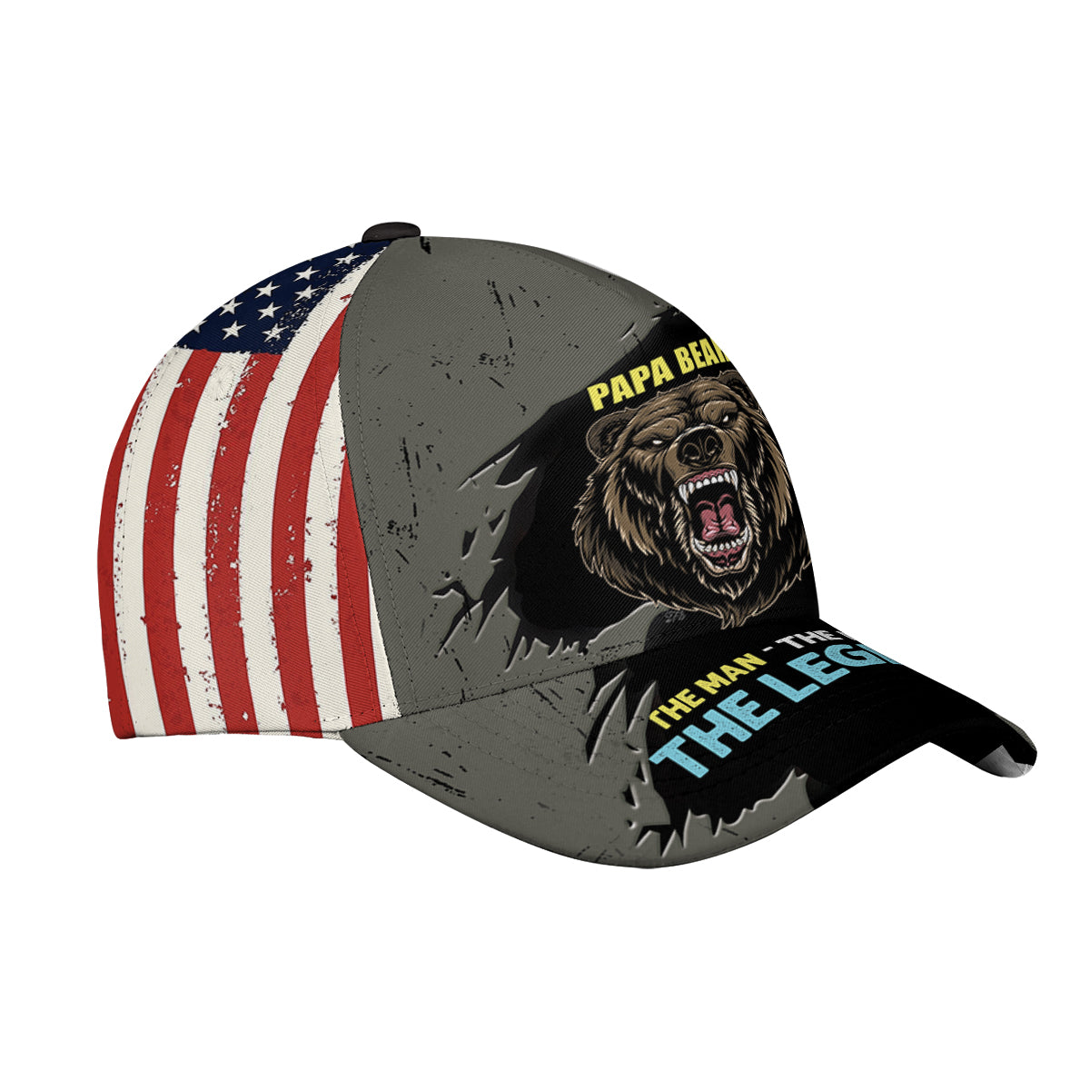 Petthouse | Papa Bear Baseball Cap The Man The Myth The Legend Classic Caps Hunting Cap For Men Father Day Gifts