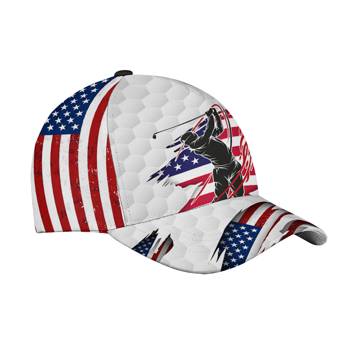 Petthouse | Golf Player American Flag Classic Caps Golf Baseball Cap American Patriot Baseball Cap Women