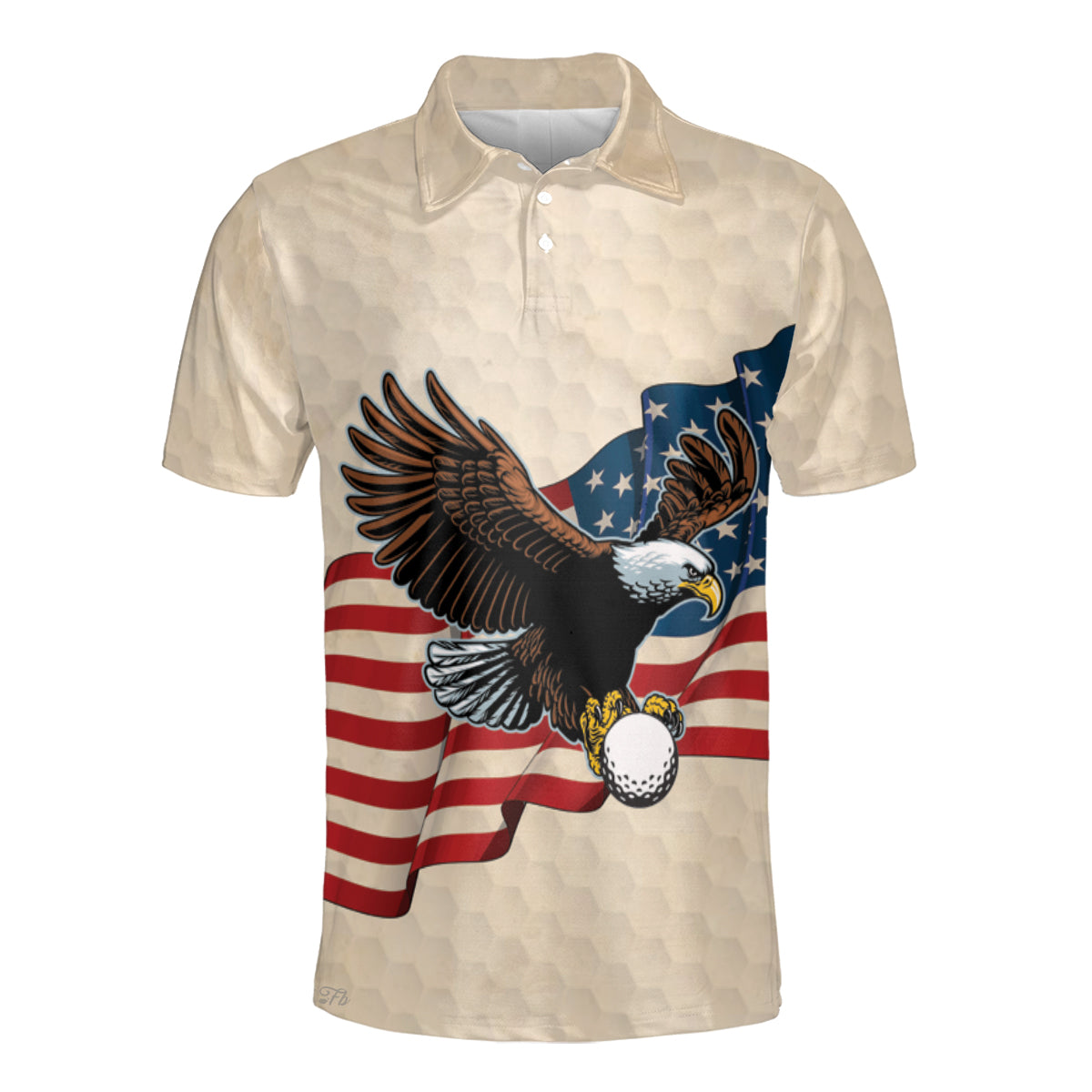 Petthouse | American Golfer Polo Shirt American Eagle Polo Shirt American Flag Polo Shirt Golfer Outfit