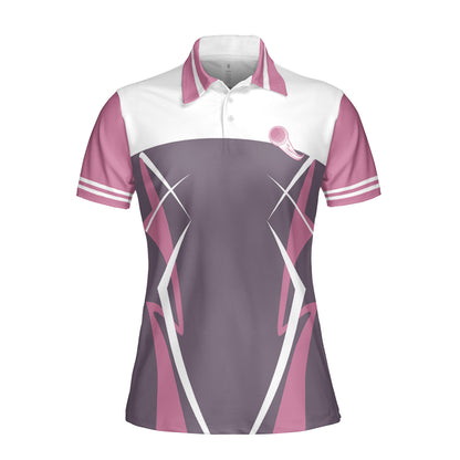 Petthouse | Swing Swear Repeat Polo Shirt Golfer Polo Shirt Simple Pattern Polo Shirt Golfer Simple Style Outfit