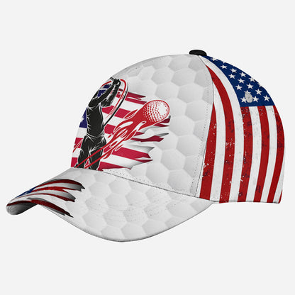 Petthouse | Golf Player American Flag Classic Caps Golf Baseball Cap American Patriot Baseball Cap Women