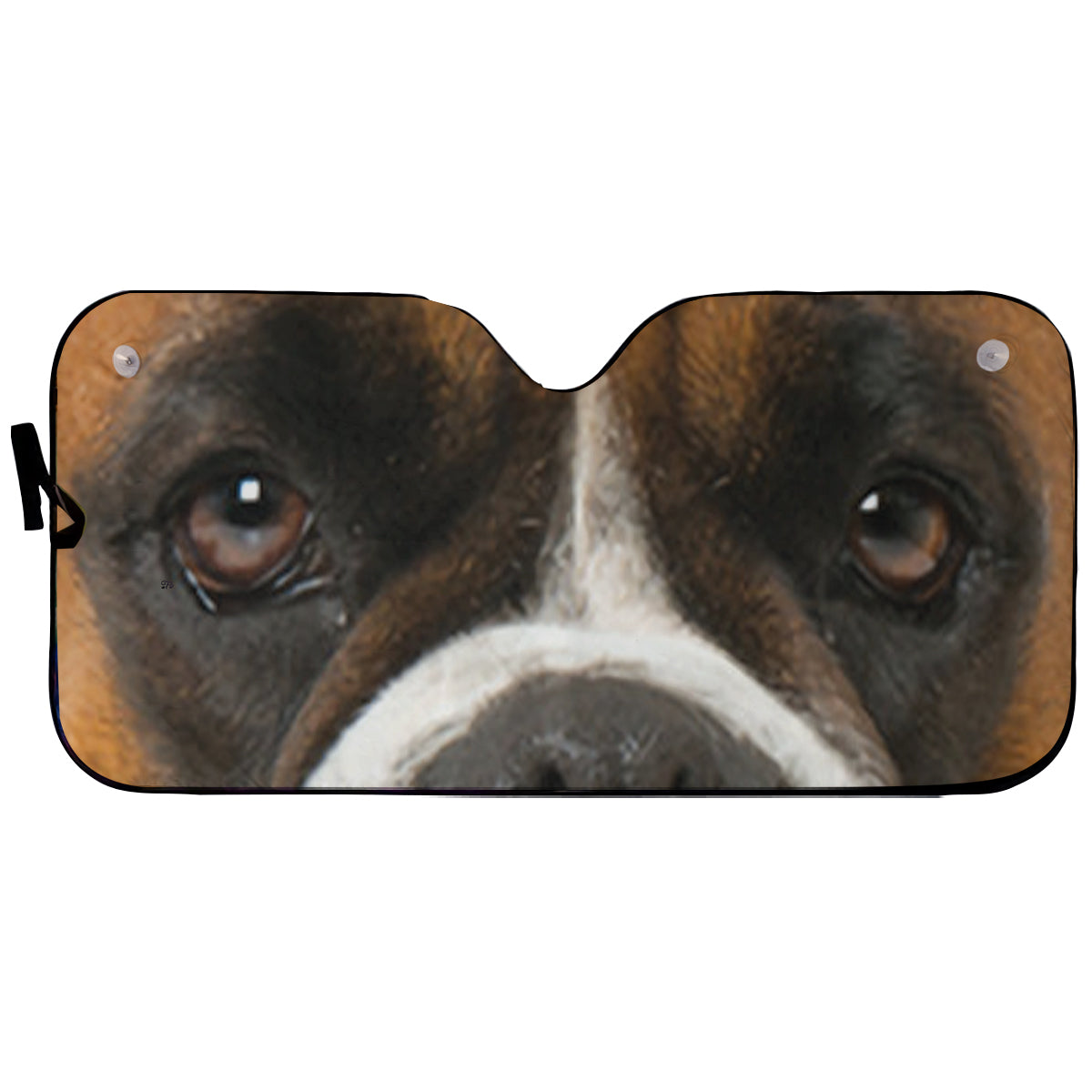 Petthouse | Close Up Of Boxer Face Windshield Sun Shade Dog Judging Meme Car Window Sun Blocker Dog Lover