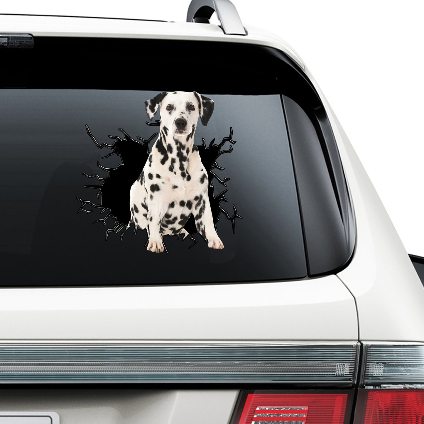 Petthouse | Dalmatian Explosion Funny Car Decal Dog Bumper Vinyl Decal Sticker Dog Lover Sticker Gift Idea