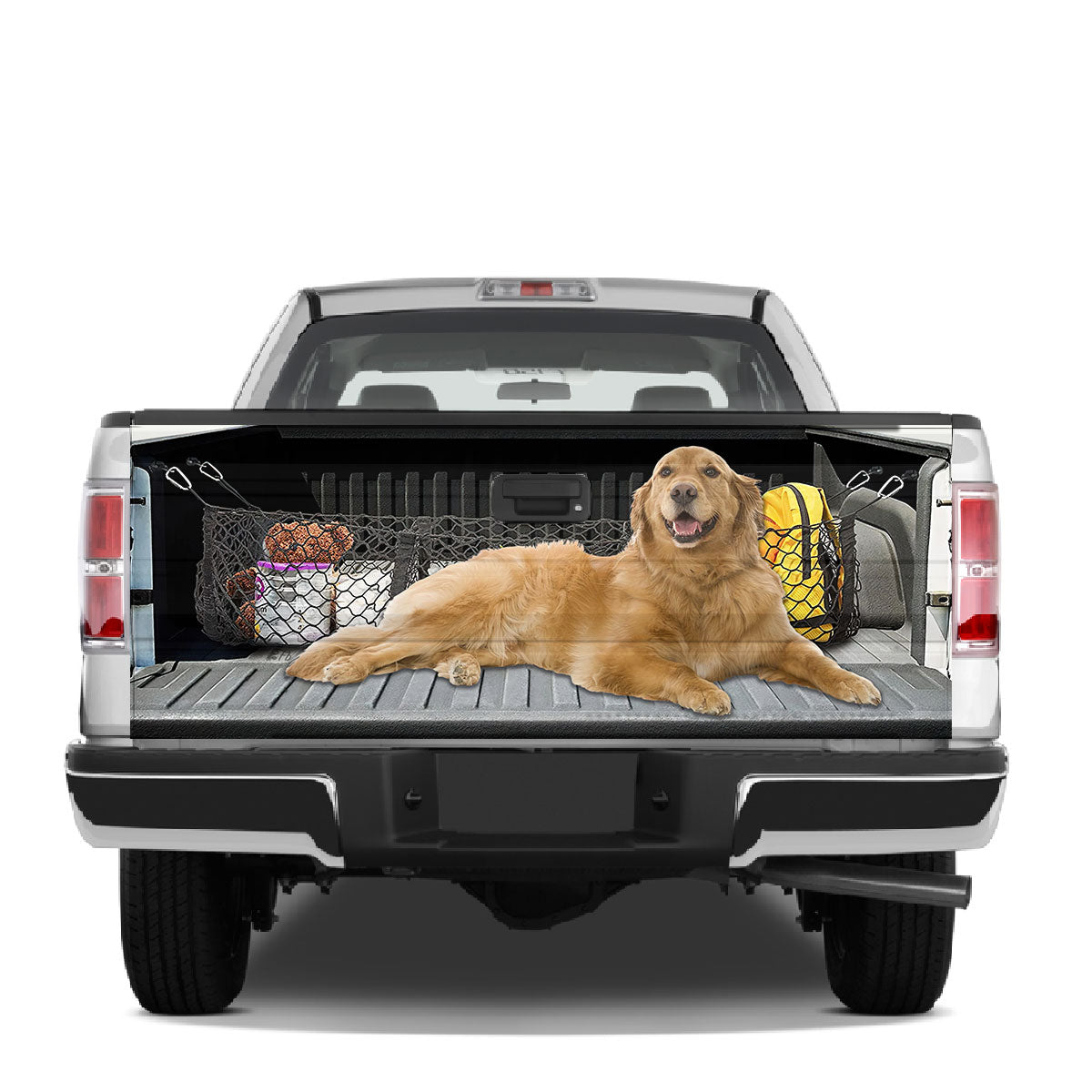 Petthouse | Golden Retriever Dog Tailgate Wrap For Trucks Dog In Car Truck Tailgate Decals Dog Mom Dog Dad