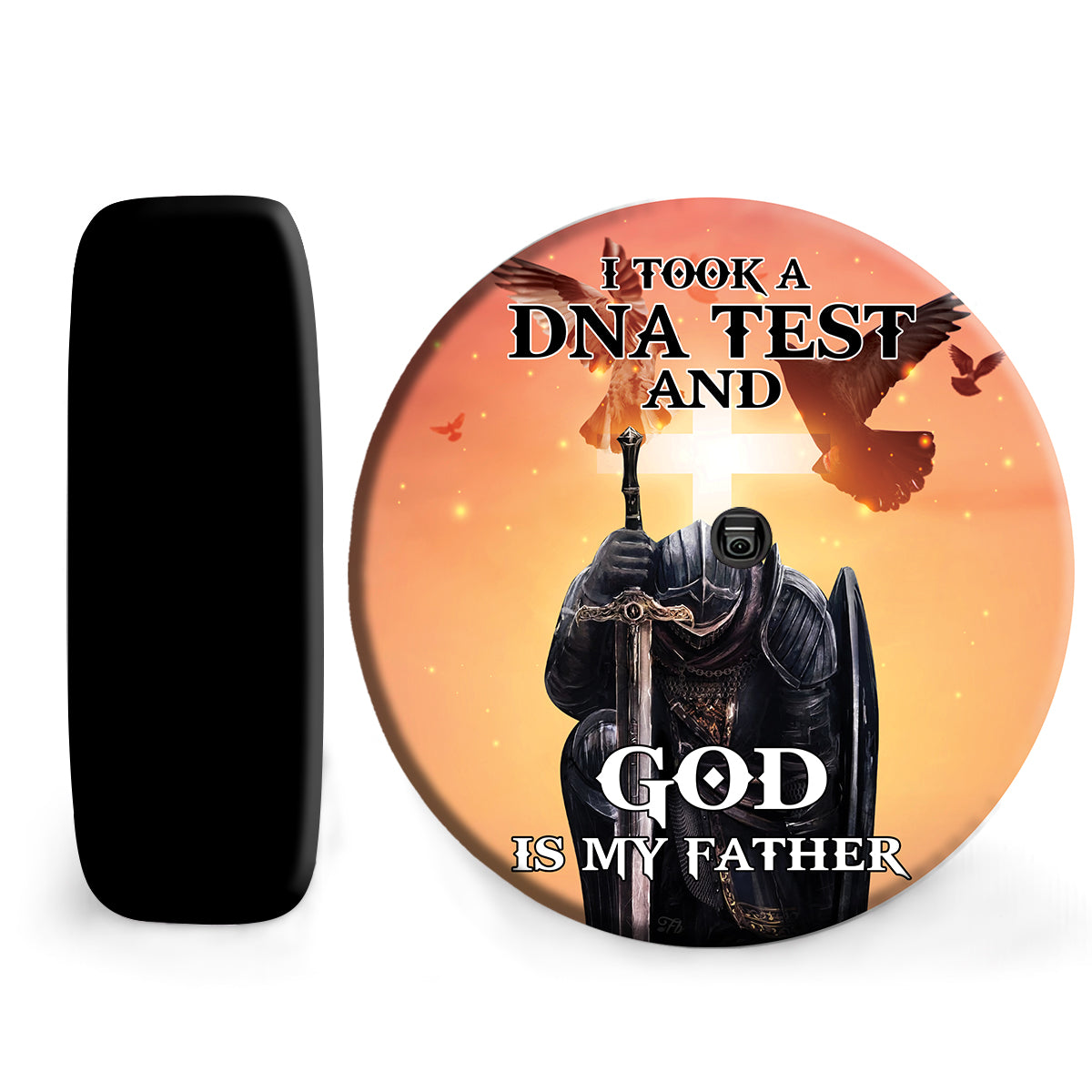 Petthouse | God Spare Tire Cover God Is My Father Tire Cover Christ Knight Tire Wrap Christ Car Decoration