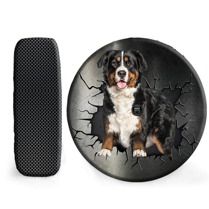 Petthouse | Bernese Mountain Spare Tire Cover Dog Cracked Waterproof Wheel Cover Dog Lover Car Decoration