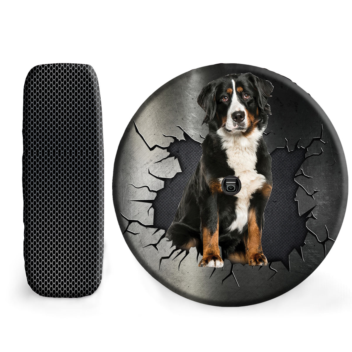 Petthouse | Bernese Mountain Waterproof Spare Tire Cover Durable Dog Wheel Cover Bernese Dog Owner Gift Ideas