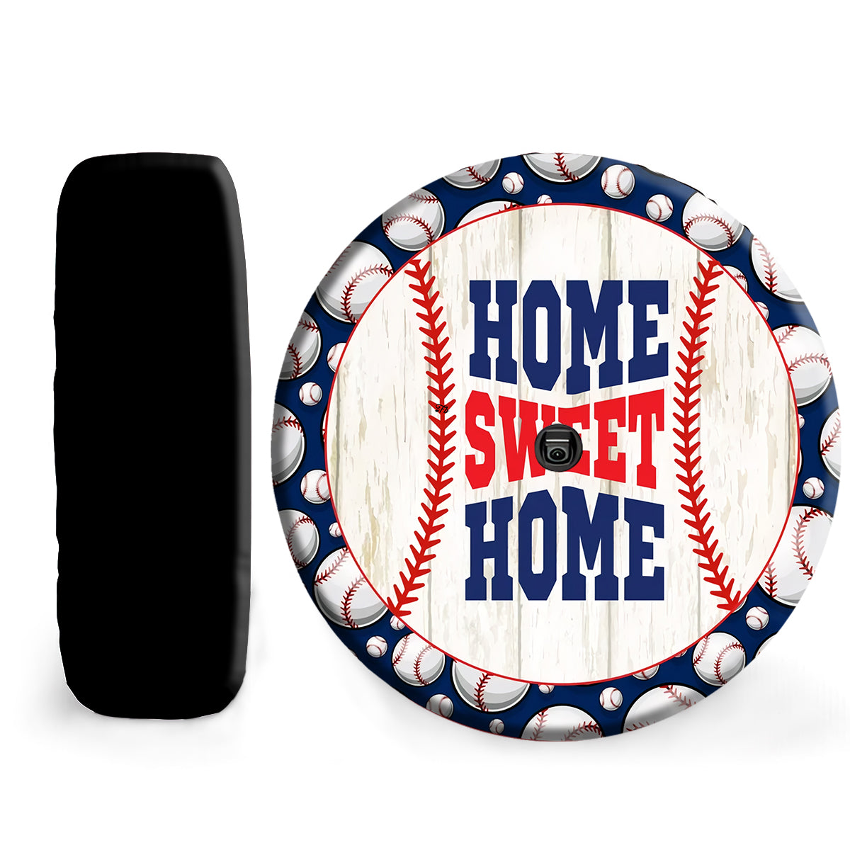 Petthouse | Home Sweet Home Spare Tire Cover Baseball Pattern Wheel Cover Waterproof Baseball Sport Player Gift