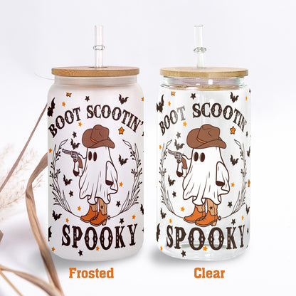 Petthouse | Westerm Ghost Glass Can, Westerm Ghost Halloween, Ghost Cowboy Coffee, Boot Scootin' Spooky