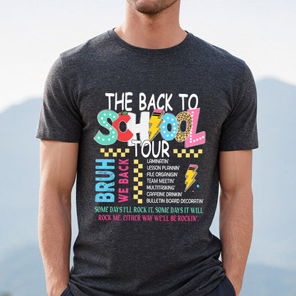 Petthouse | The Back To School Tour Shirt, Bruh We Back Teacher Shirt, Back To School Gift