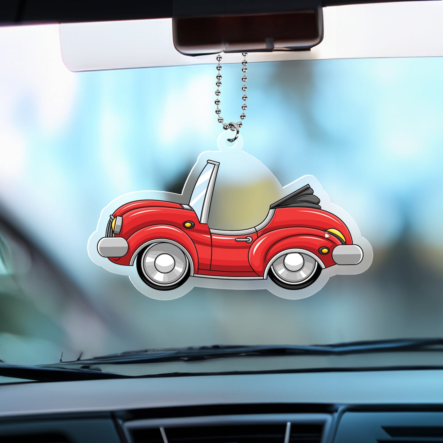 Petthouse | Personalized Acrylic Car Hanging, Drive Safe Daddy Car Hanging Dad Gifts, Car Accessories