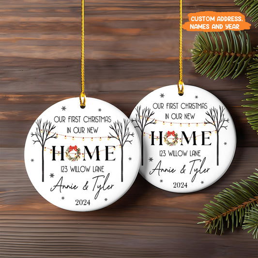 Petthouse | Personalized First Home Ornament 2025, New Home Ornament, Housewarming Gift, Christmas Gift