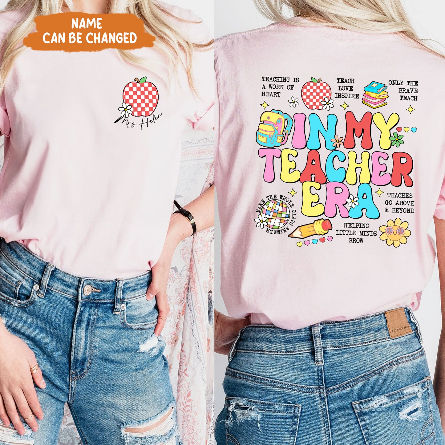 Petthouse | Personalized In My Teacher Era Shirt, Teacher Era Shirt, First Grade Teacher Shirt