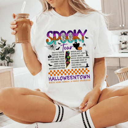 Petthouse | Spooky Tour Halloween Shirt, Halloween Tour, Ghosts Boo, Spooky Halloween Vibes