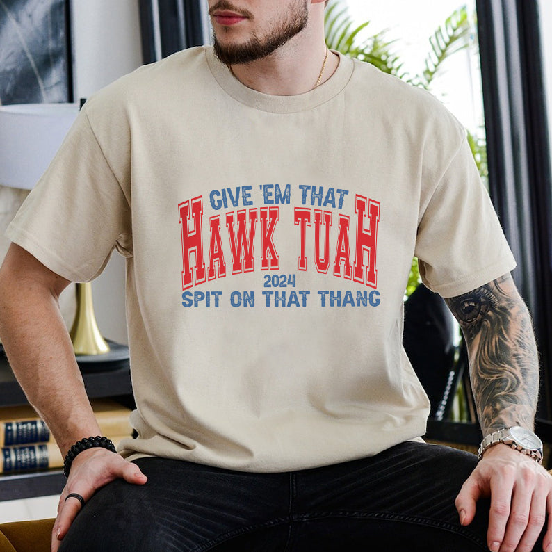 Petthouse | Hawk Tuah Funny Shirt, Hawk Tuah Spit On That Hang Shirt, Hawk Tuah Funny Tee, Humor Tee