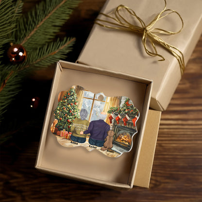 Petthouse | Personalized Grandparents Ornament And Pets, 2024 Family Ornament, Christmas Gifts