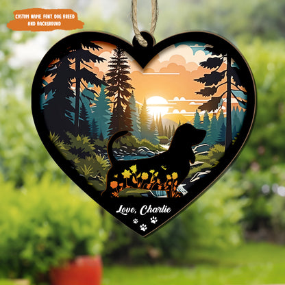 Petthouse | Customized Loss Of Pet Sympathy Ornament 2024, Dog Breed Memorial Ornament, Gift For Dog Lovers