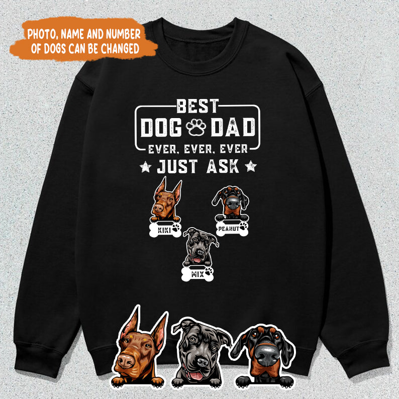 Petthouse | Customized Dog Dad Shirt, Best Dog Dad Ever Shirt, Fathers Day Shirt, Gift For Dog Dad