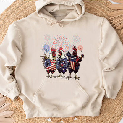 Petthouse | Chicken Patriotic Shirt, Chicken 4th Of July Independence Day Shirt, Patriotic Chicken Shirt