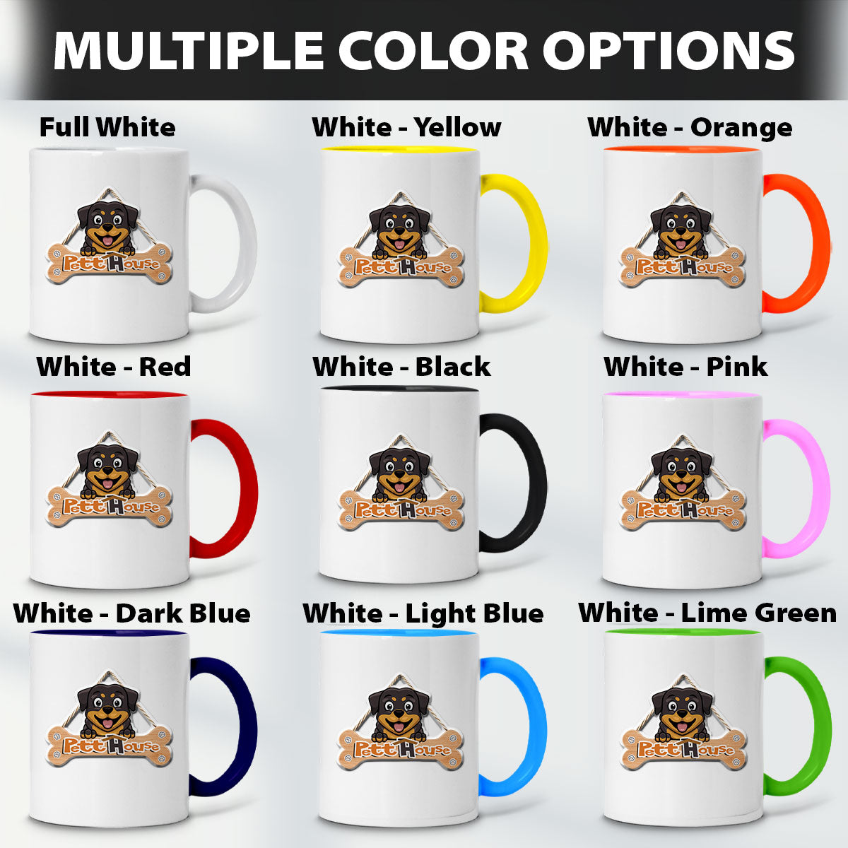 Petthouse | Personalized The Most Pawfect Dog Dad Ever 3d Inflated Effect Printed Mug, Dog Mom