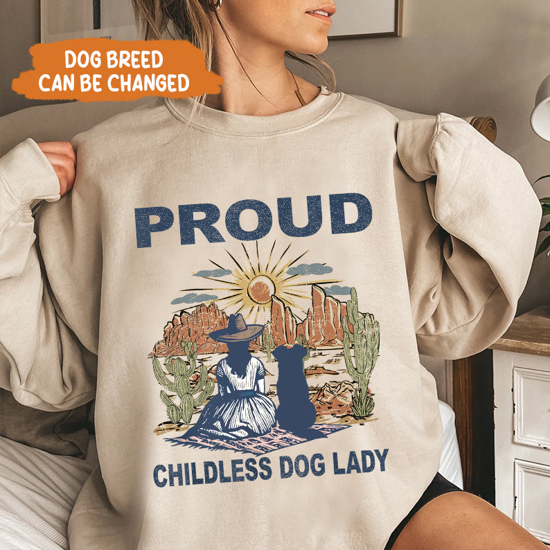 Petthouse | Childless Dog Lady Shirt, Proud Childless Dog Lady Shirt, Dog Lady Shirt, Dog Mom Tee