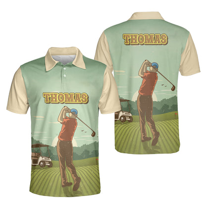 Petthouse | Customized Retro Golfer Polo Shirt Life Is Better With Golfing Sports Men Polo Daddy's Gift