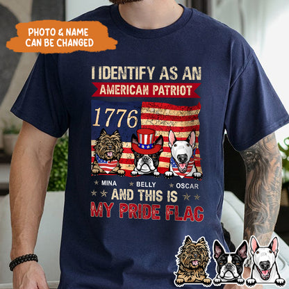 Petthouse | Personalized Dog 4th July Sound Of Freedom Dog T Shirt, Gift For Dog Lovers