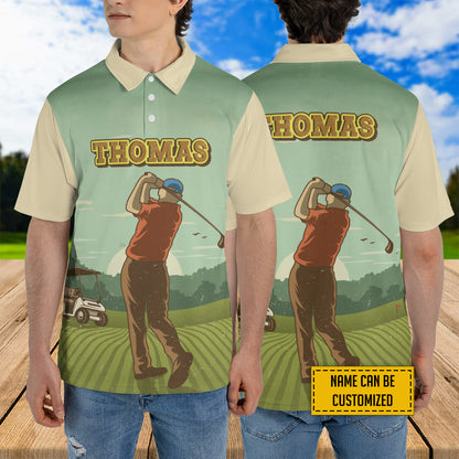 Petthouse | Customized Retro Golfer Polo Shirt Life Is Better With Golfing Sports Men Polo Daddy's Gift