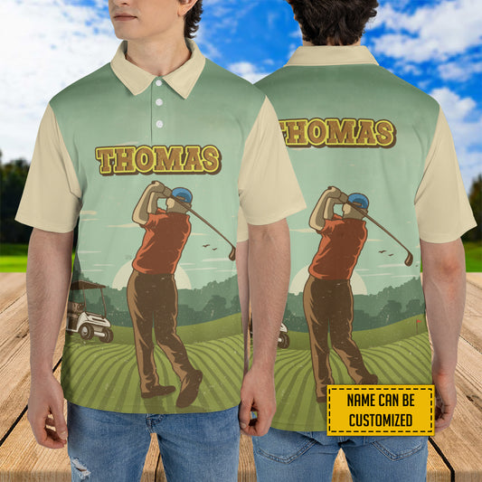 Petthouse | Customized Retro Golfer Polo Shirt Life Is Better With Golfing Sports Men Polo Daddy's Gift